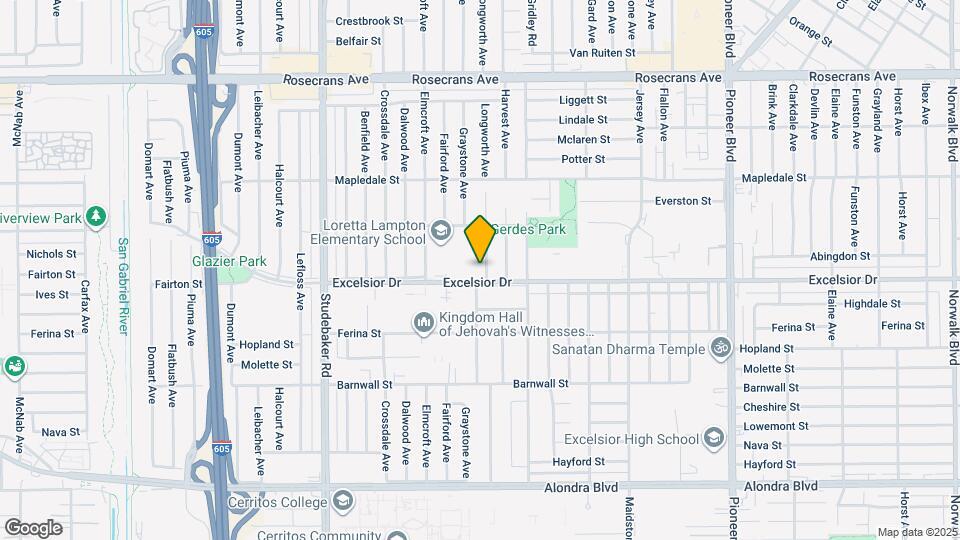 14823 Longworth Ave Mapa y Detalles de la Ubicación