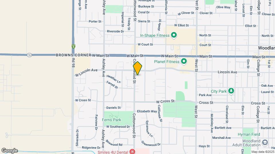 513 Cottonwood St Map and Location Details