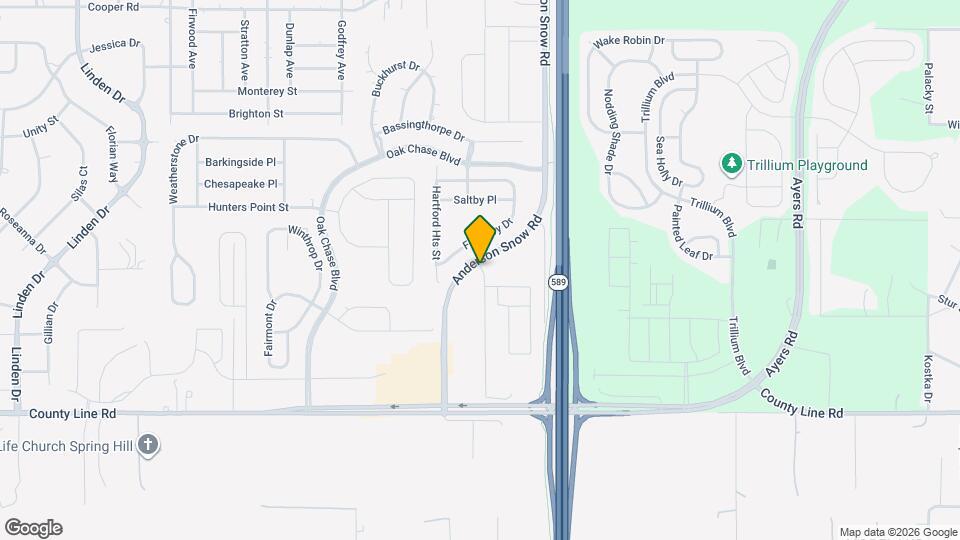 516 Voltaire Dr Map and Location Details