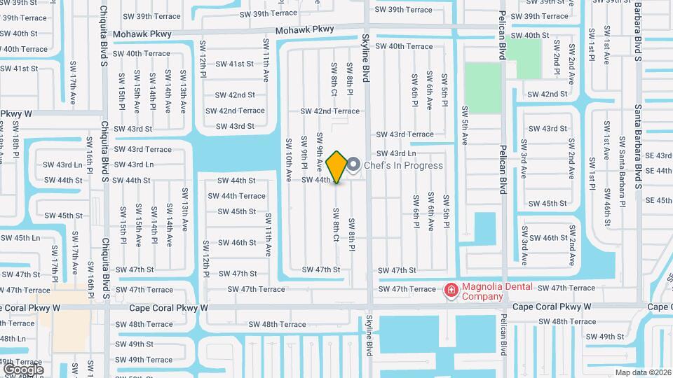 4405 SW 8th Ct Map and Location Details