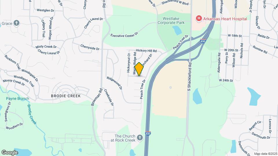 11501 Cedar Springs Rd Map and Location Details