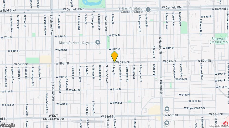 1125 W 59th St Map and Location Details