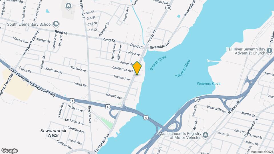 1186 Riverside Ave, Unit Waterview Map and Location Details