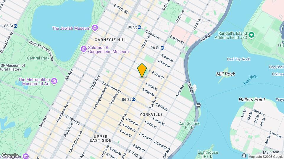 1727 Second Ave Mapa y Detalles de la Ubicación