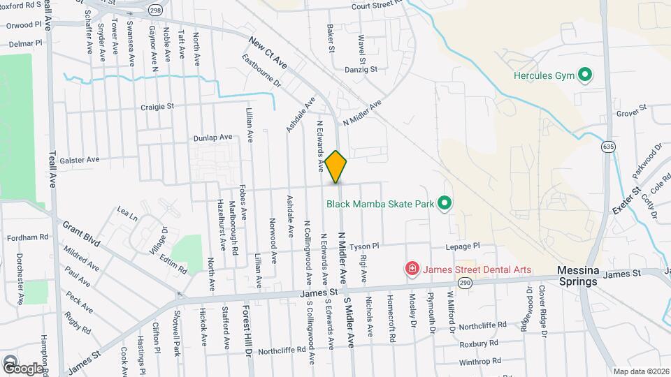 295-97 N Midler Ave Map and Location Details