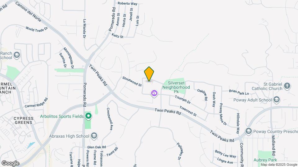 14742 Shadowbrook Ct Map and Location Details