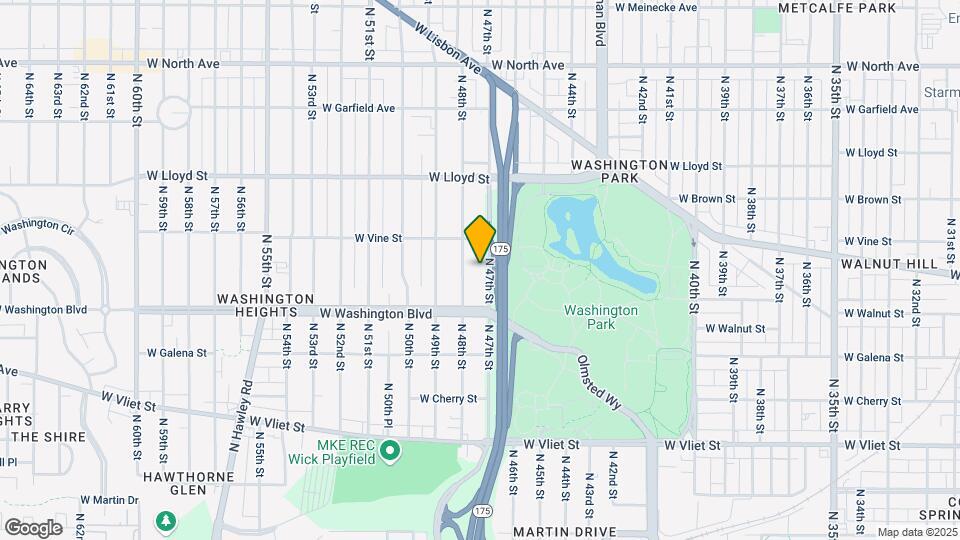 1755 N 47th St Map and Location Details