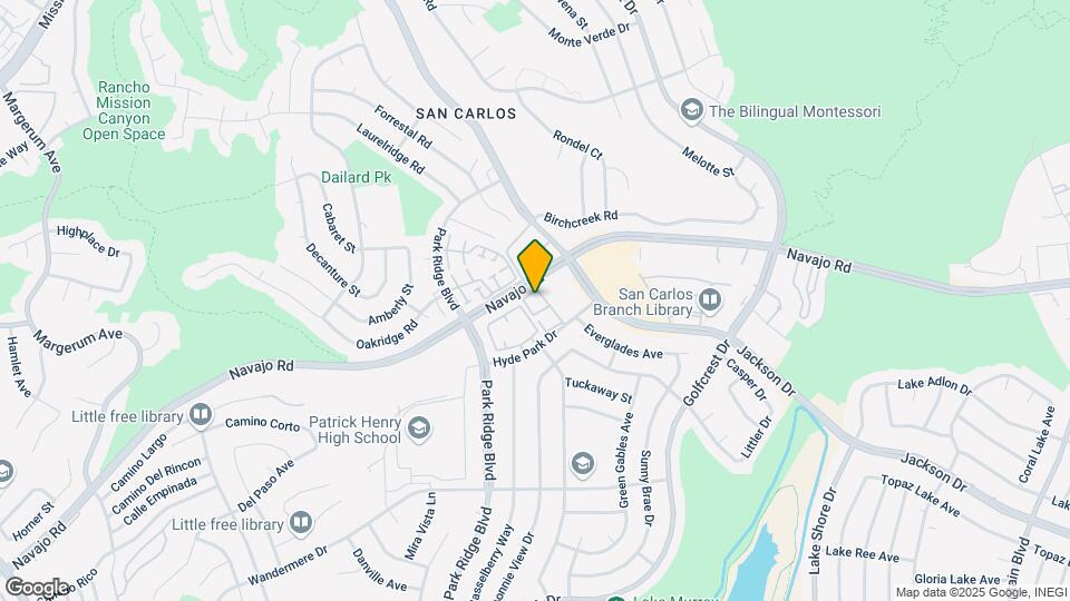 6930 Hyde Park Dr Map and Location Details