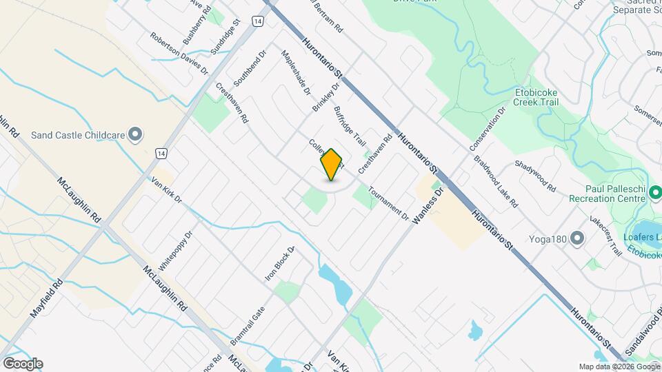 163 Cresthaven Rd Map and Location Details