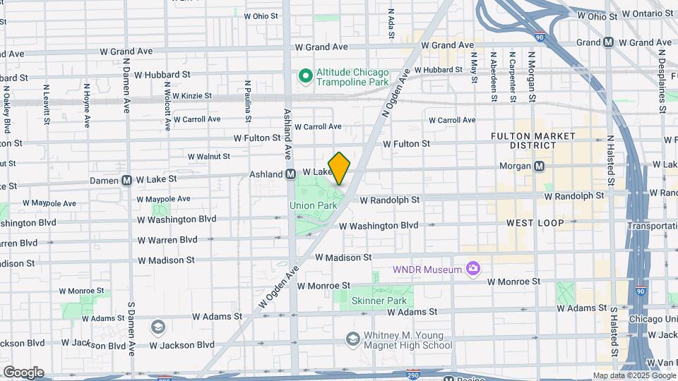 1469 W Randolph St-Unit -1BED Map and Location Details