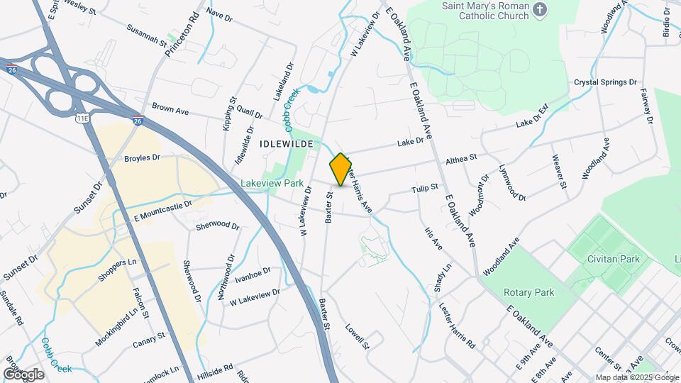 802 Hillmoor Dr Map and Location Details