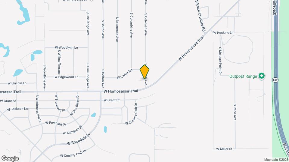 2910 S Coleman Ave Map and Location Details