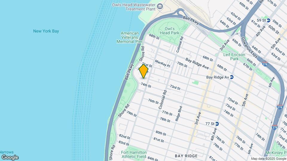 1 74th St Map and Location Details