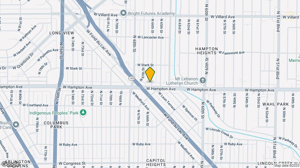 4801 N 66th St Map and Location Details