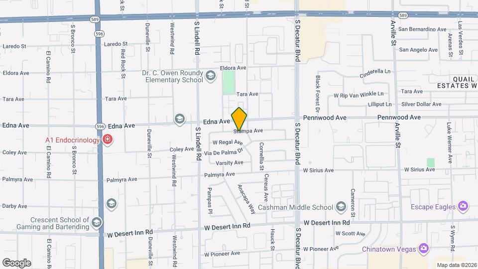 5255 Stampa Ave Map and Location Details