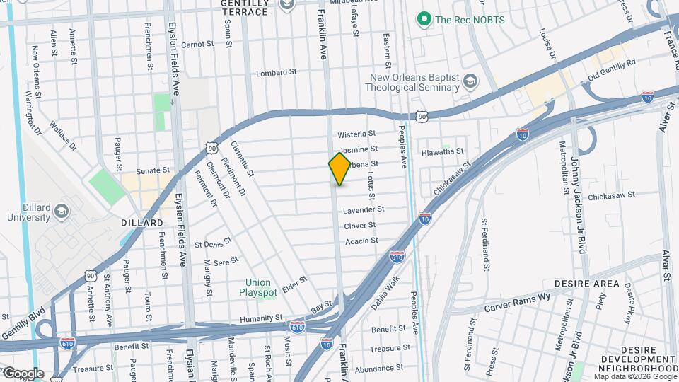 3907 Franklin Ave Mapa y Detalles de la Ubicación