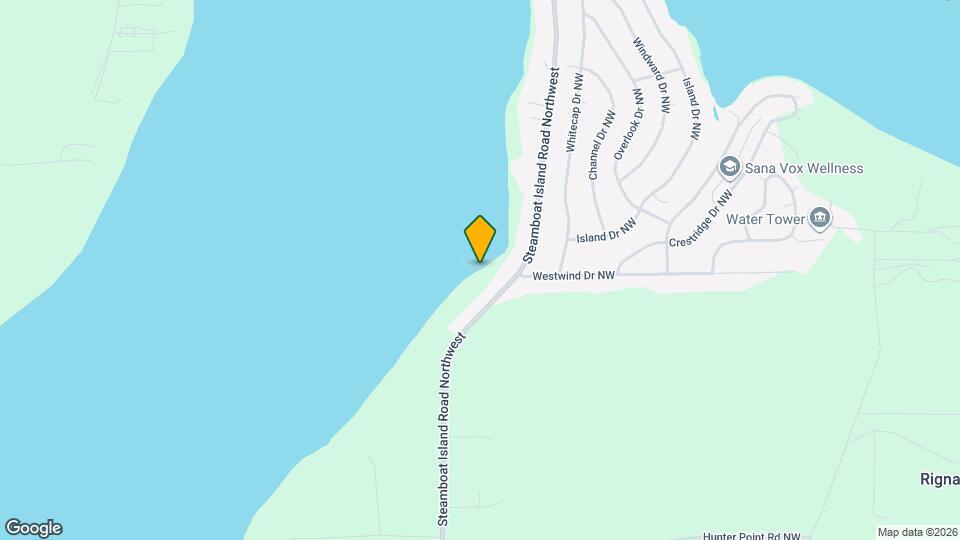 9621 Steamboat Island Road Northwest Map and Location Details