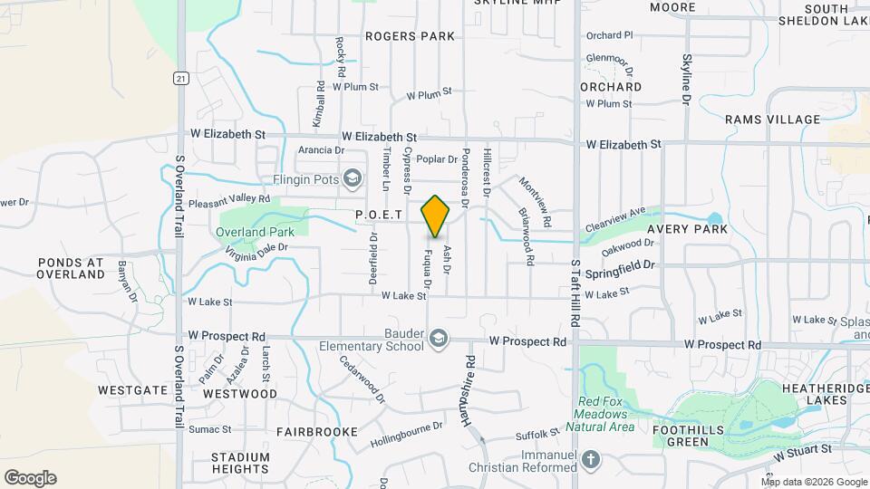 1112 Fuqua Dr Map and Location Details