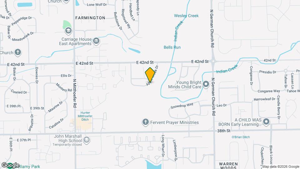 10529 Apple Creek Dr Map and Location Details