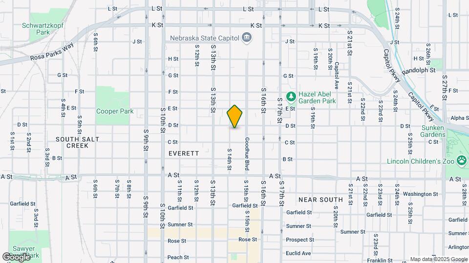 1411 D St Map and Location Details
