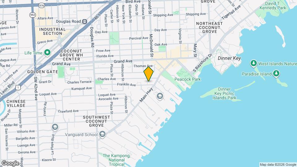 3265 Franklin Ave Map and Location Details