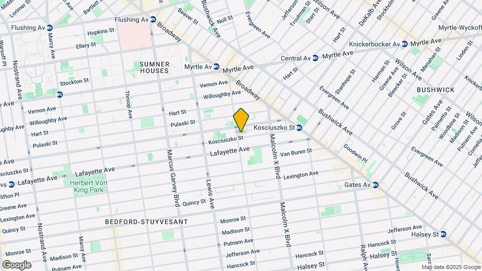 87 Stuyvesant Ave Map and Location Details