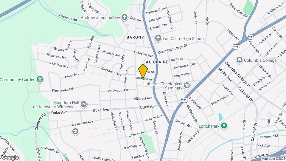 608 Muller Ave Map and Location Details