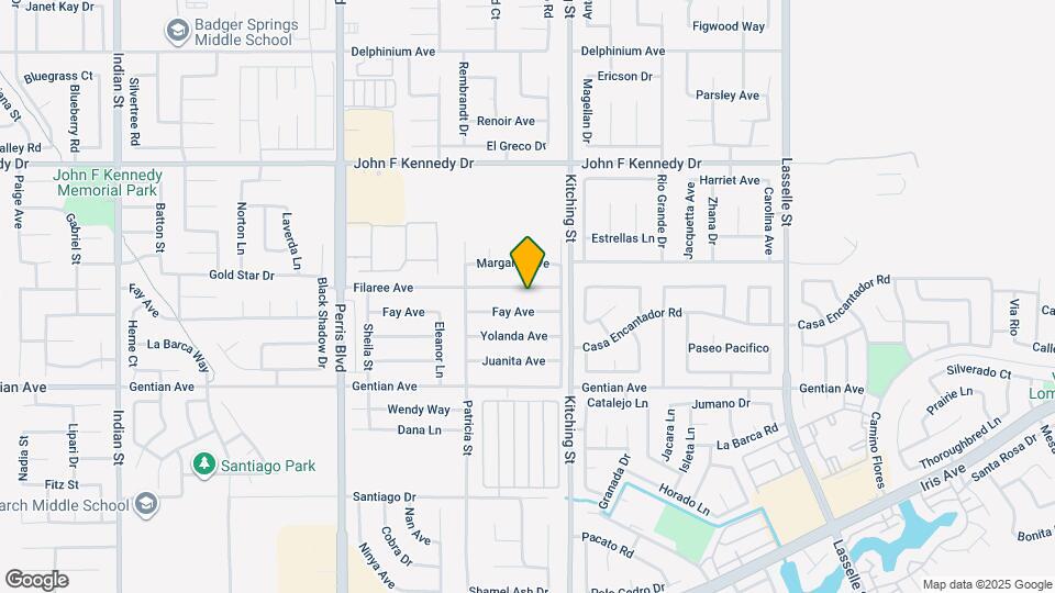 25425 Filaree Ave Map and Location Details
