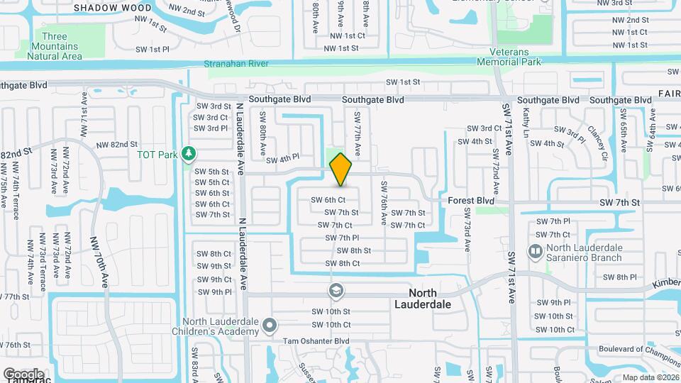 7710 SW 6th St Map and Location Details