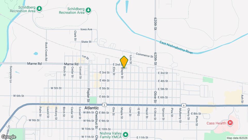 208 Maple St, Unit 1 Map and Location Details