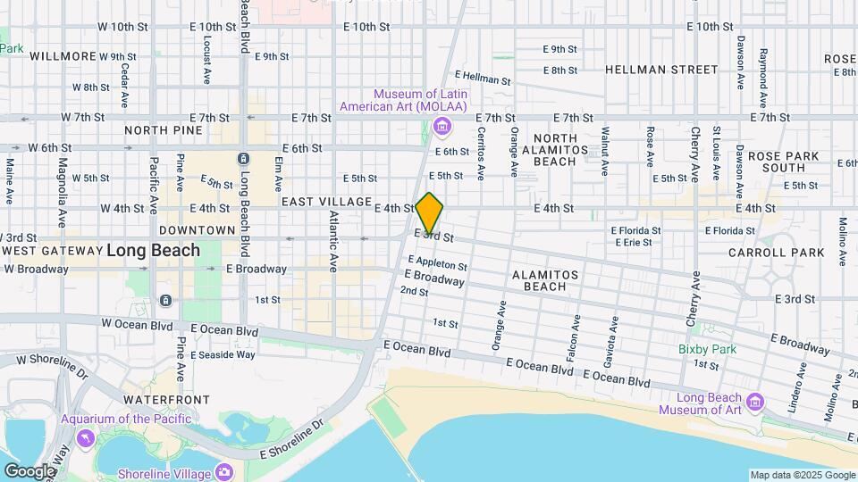 940 E 3rd St Map and Location Details