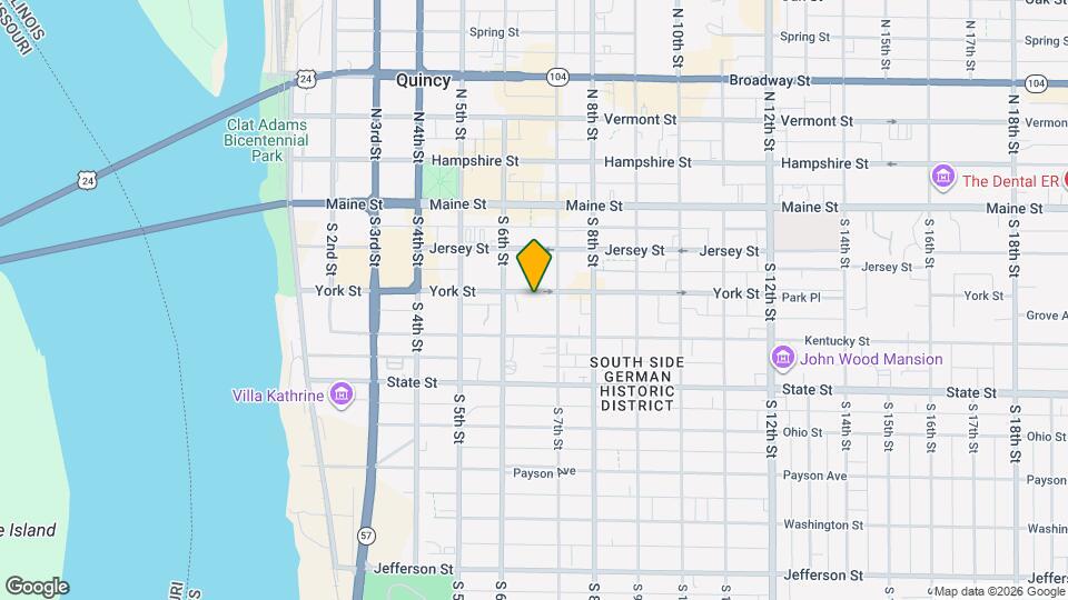 630 York St Map and Location Details