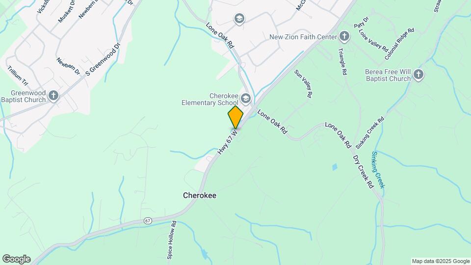 2201 Cherokee Rd Map and Location Details