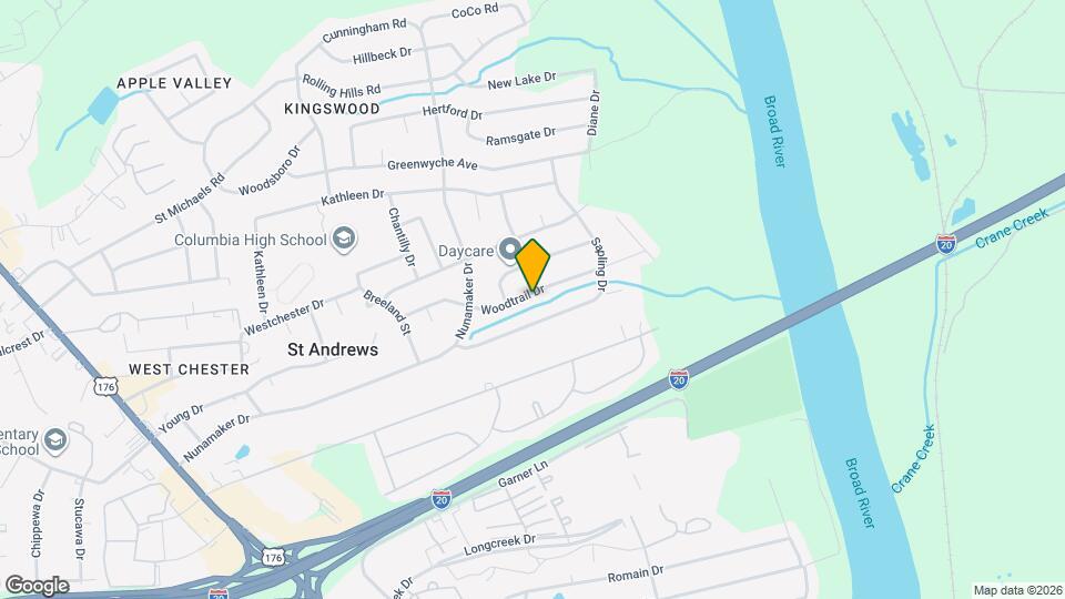 2012 Woodtrail Dr Mapa y Detalles de la Ubicación