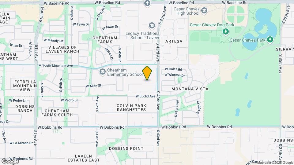 4360 W Allen St Map and Location Details