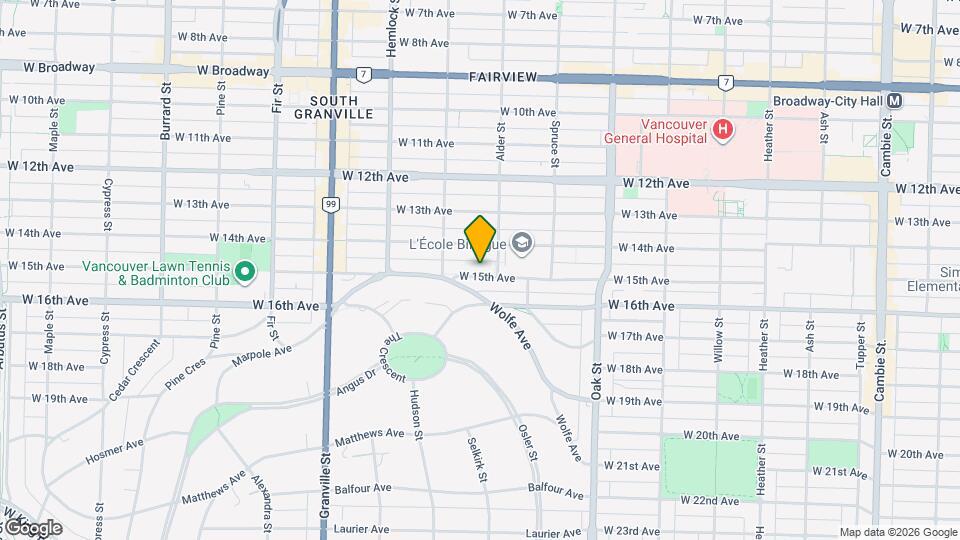 the Shaughnessy Map and Location Details