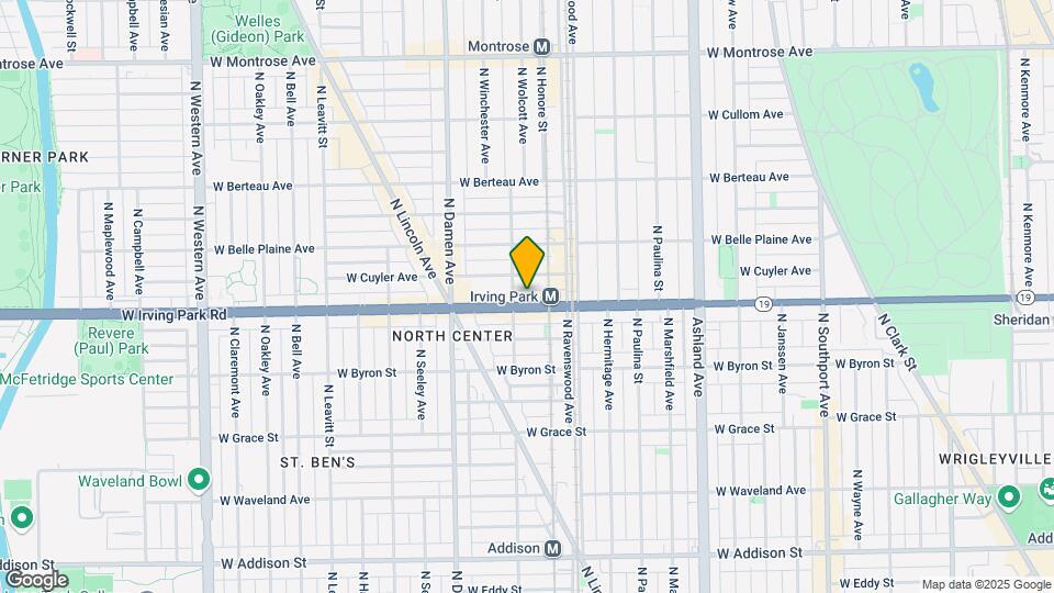 1840 W Irving Park Rd Mapa y Detalles de la Ubicación
