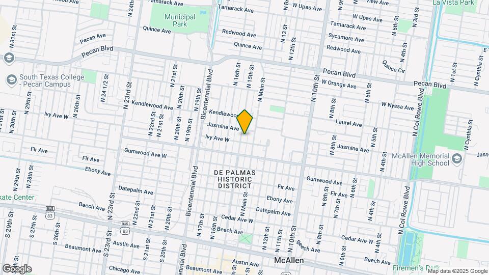 910 N 15th St Map and Location Details