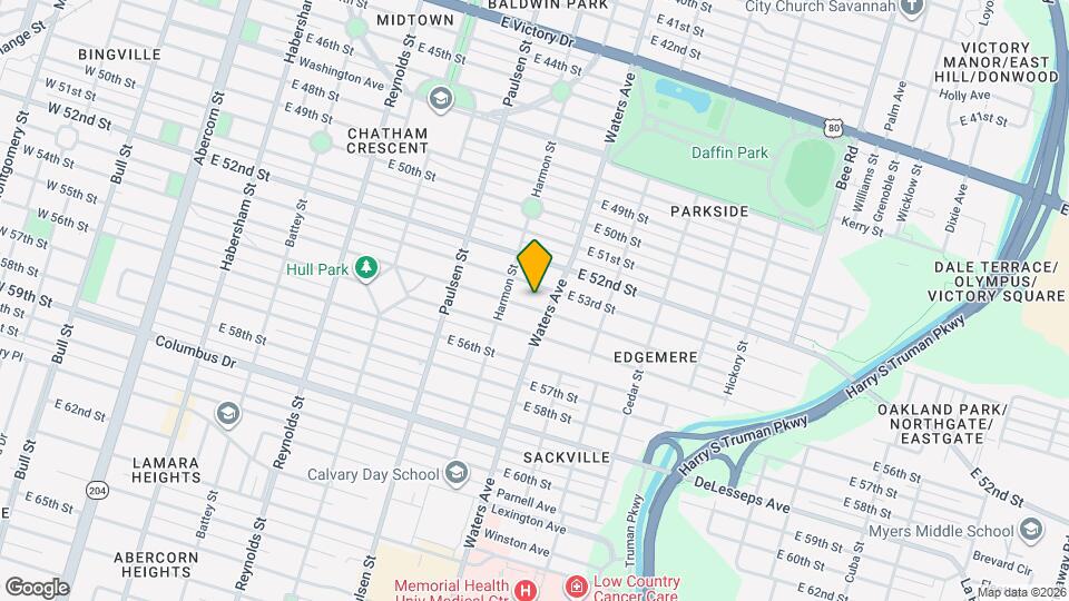 714 E 54th St Map and Location Details