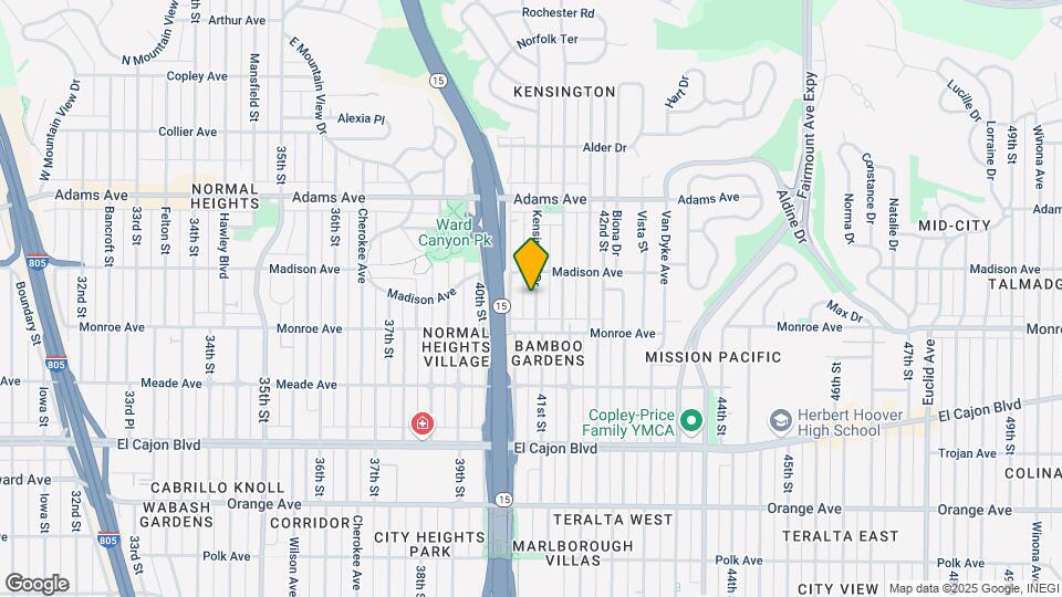 4544 Kensington Dr Map and Location Details