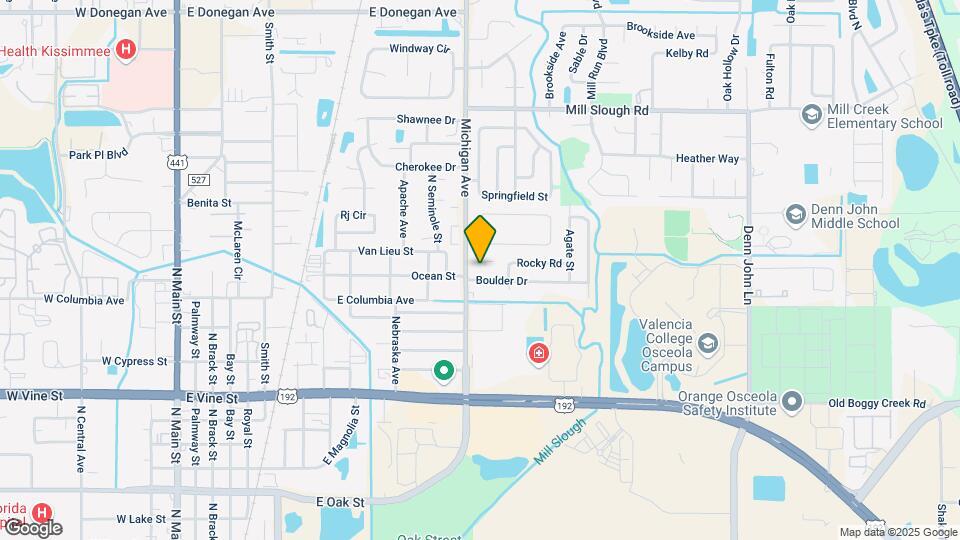 Pebble Creek Apartments Map and Location Details