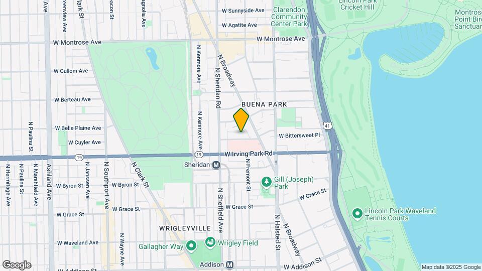 940 W Cuyler Ave, Unit 305 Map and Location Details