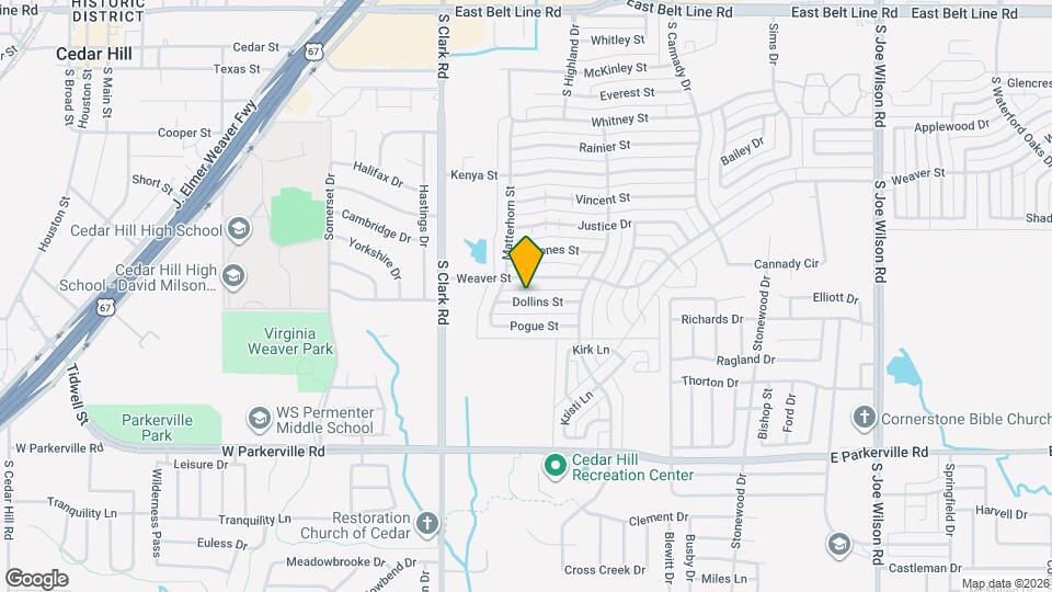 420 Dollins St Map and Location Details