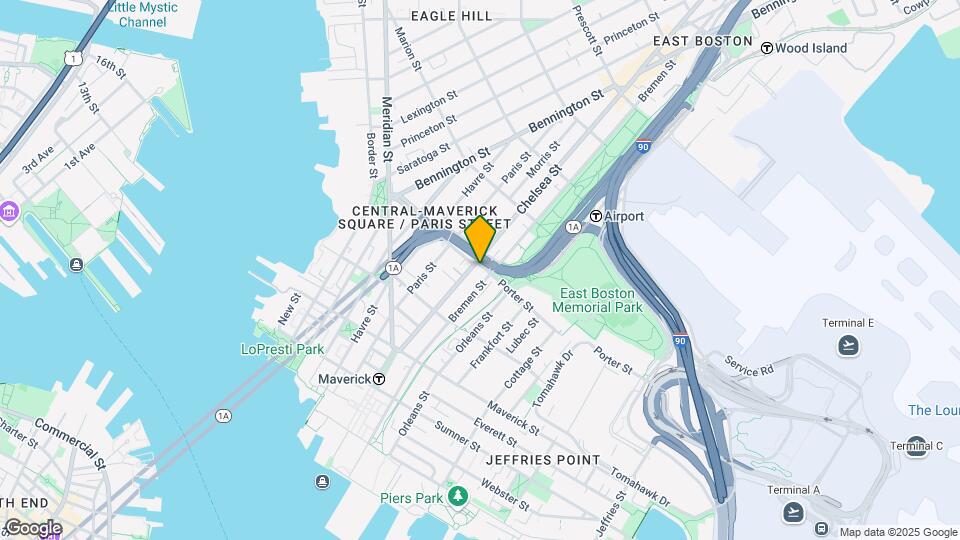 119 Porter St, Unit 1 Map and Location Details