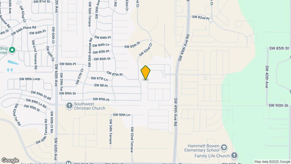 8768 SW 49th Cir Map and Location Details