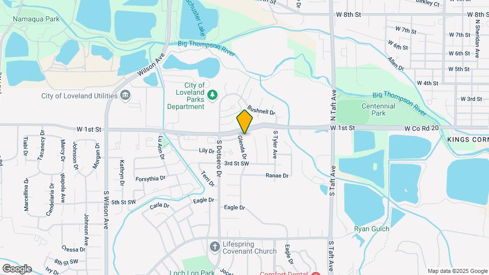 114 Glenda Dr-Unit -C Map and Location Details
