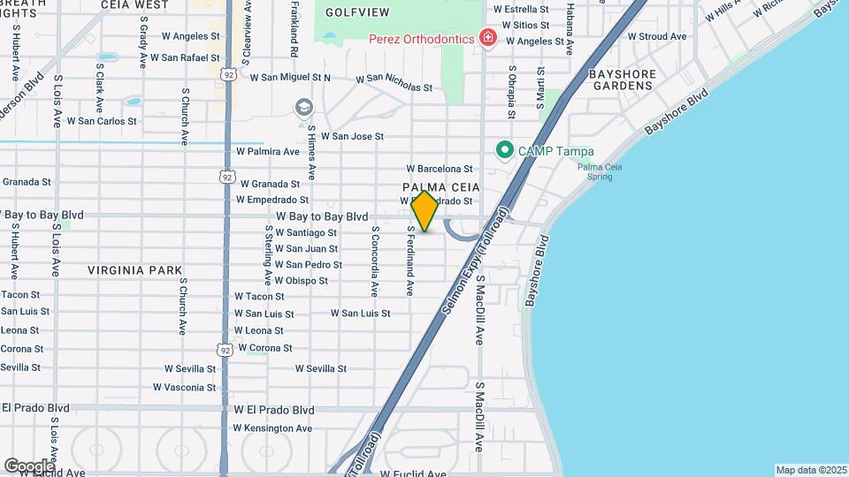 3214 W Santiago St Map and Location Details
