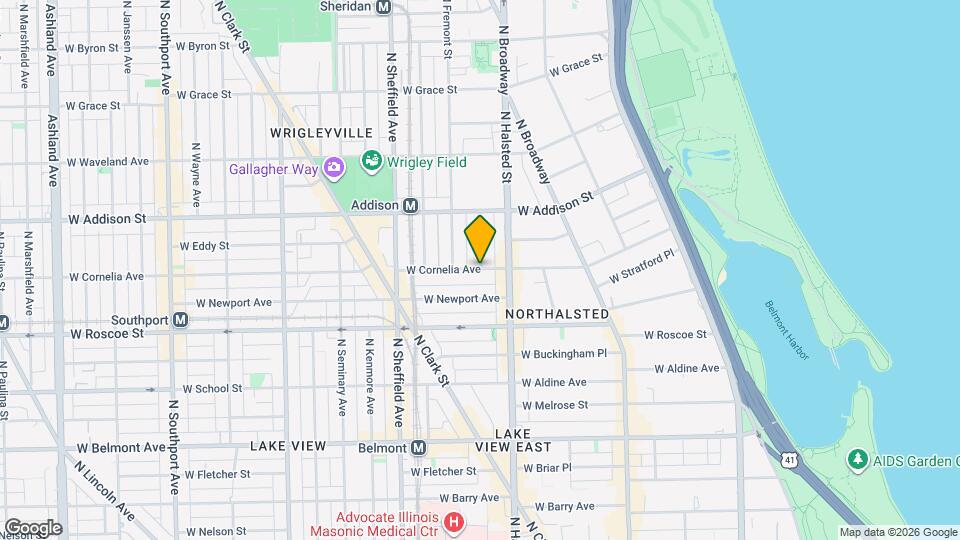 838 W Cornelia Ave, Unit 402 Map and Location Details