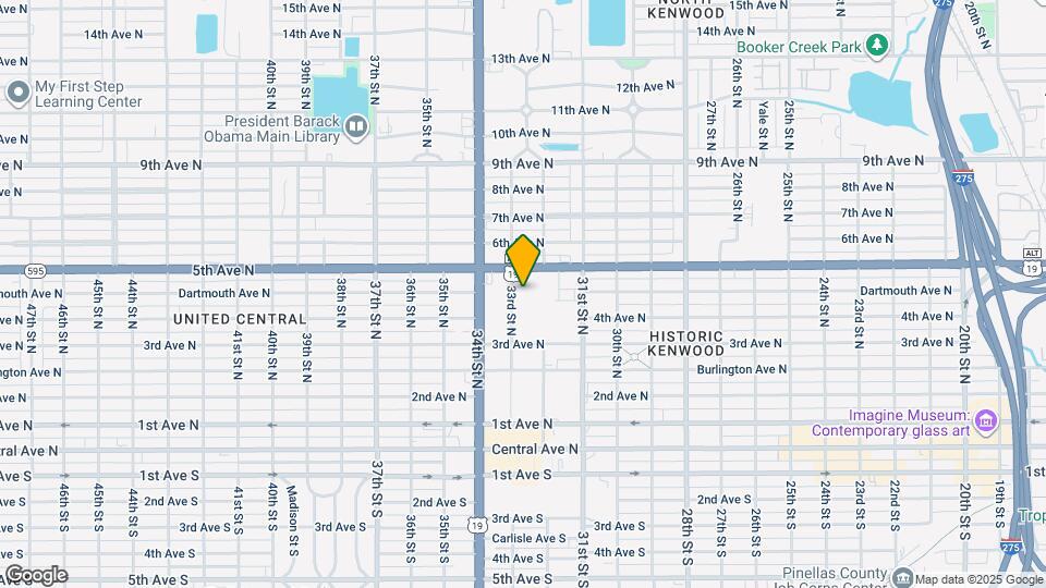 Elements on Third Mapa y Detalles de la Ubicación