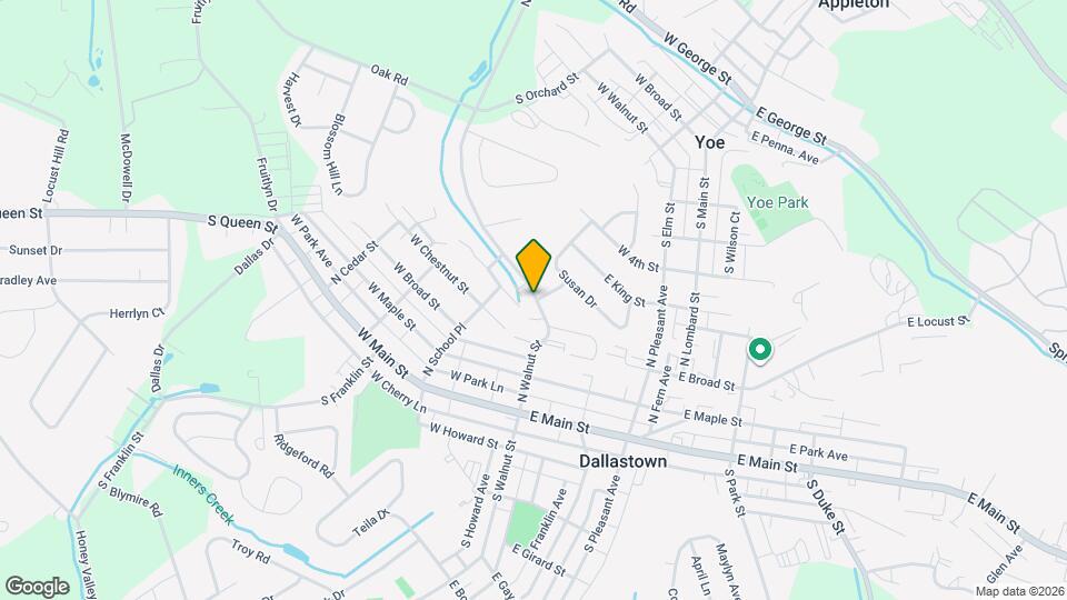 302 N Walnut St Map and Location Details